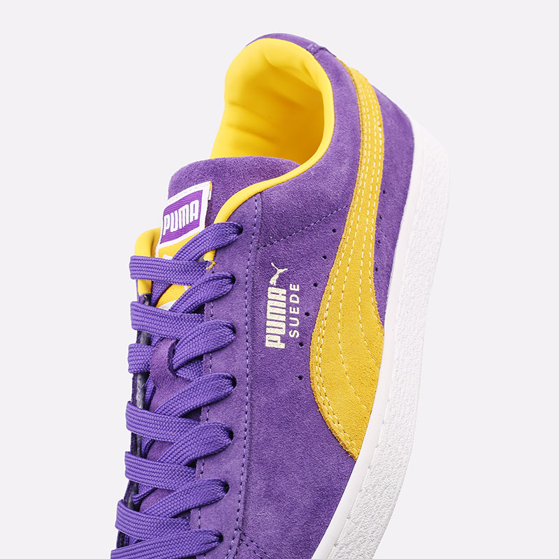 мужские фиолетовые кроссовки PUMA Suede Teams 38016803 - цена, описание, фото 4